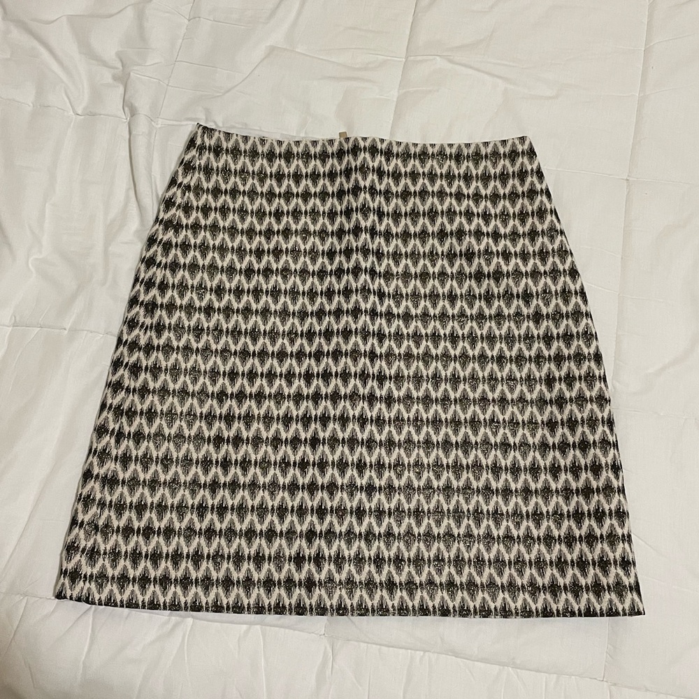 Gold detail mini skirt